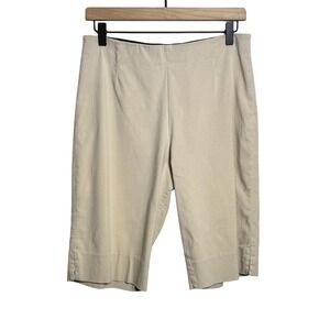 Equestrian Womens Shorts S/M Beige Tan Elastic Waist Stretch Horse Jockey Active